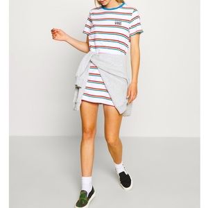 NWT VANS T Shirt Striped Dress